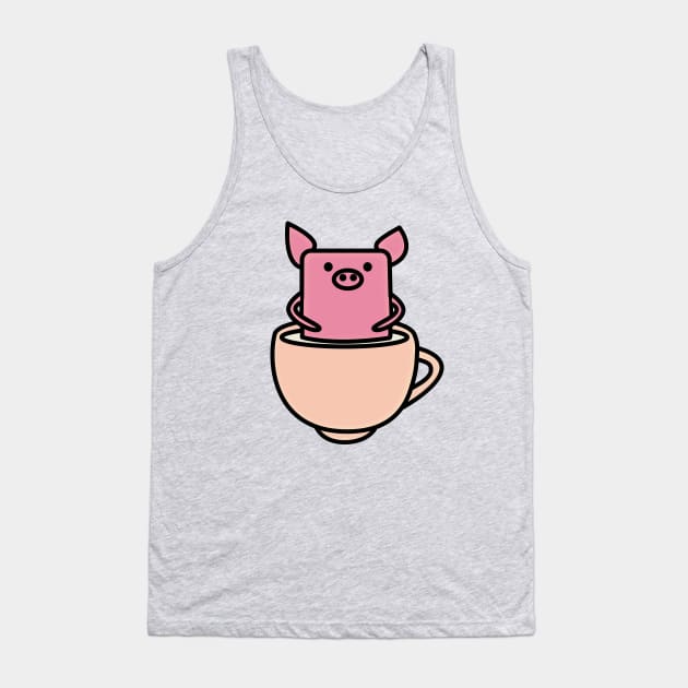 Teacup piggy! Tank Top by happinessinatee